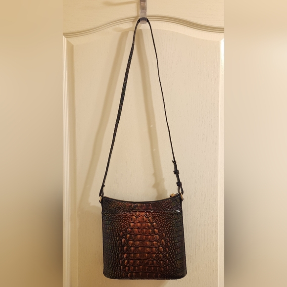 Brahmin Katie Black Pearl Ombre Melbourne Crossbody- NWOT - Picture 9 of 16